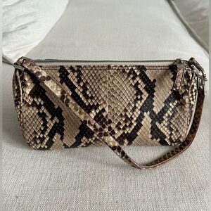 Vintage Ferragamo Snakeskin Python Shoulder Bag